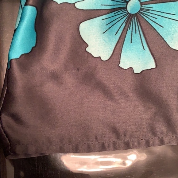 Vero Moda Grey/turquoise floral print sleeveless mini dress size 34 - Picture 13 of 15